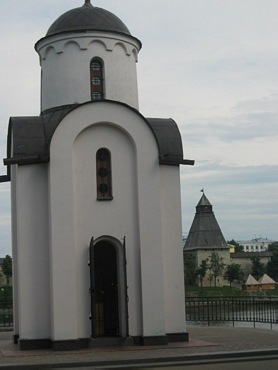 Pskov city, St. Olga Chapel.