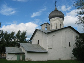 Church St. Nicholas "On the Usokha" in Pskov city.