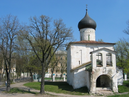 Pskov city. Churches on photos.