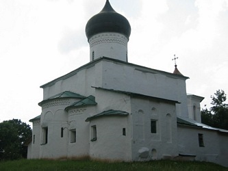 Pskov city, Basil on the Hill Church.