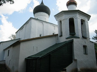 Pskov city, Basil on the Hill Church.