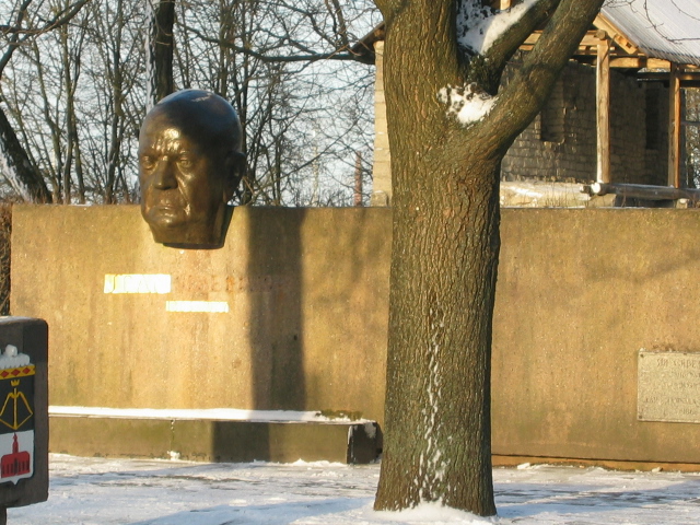 Pskov city, Sibelius Monument.