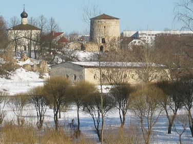 Pskov. Towers and Church