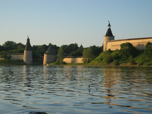 The estuary of the Pskova River