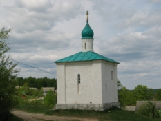 Virgin Korsunskaya Chapel. 32 km from Pskov city, 1929 year, Izborsk