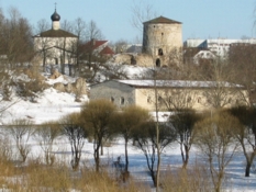 Photos of towers in Pskov city