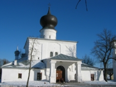 Dormition - Assumption - by the Ferry church in Russian Pskov city