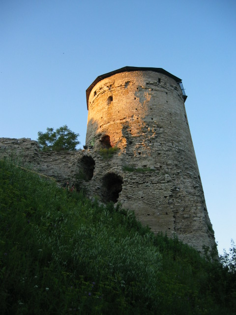 Pskov 1100 year. Gremyachaya Tower.